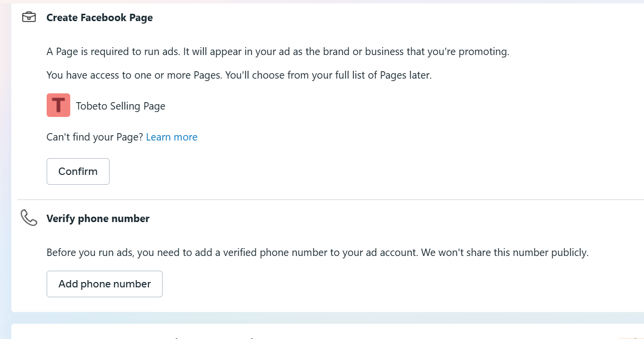 Create page